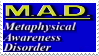 metaphysical awareness disorder stamp